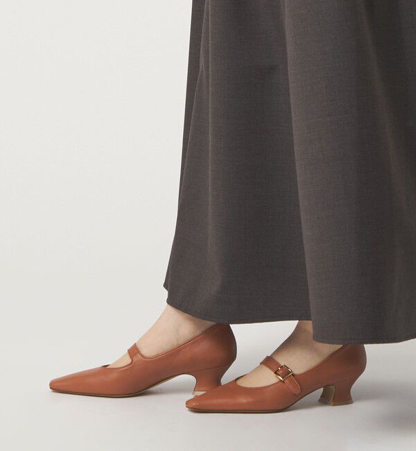 ODETTE E ODILE「スクエアソフトワンベルト パンプス45&darr;&uarr;」|パンプス|