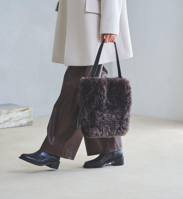 UNITED ARROWS「フェイクボア ワンショルダーバッグ」|ショルダー・メッセンジャー|