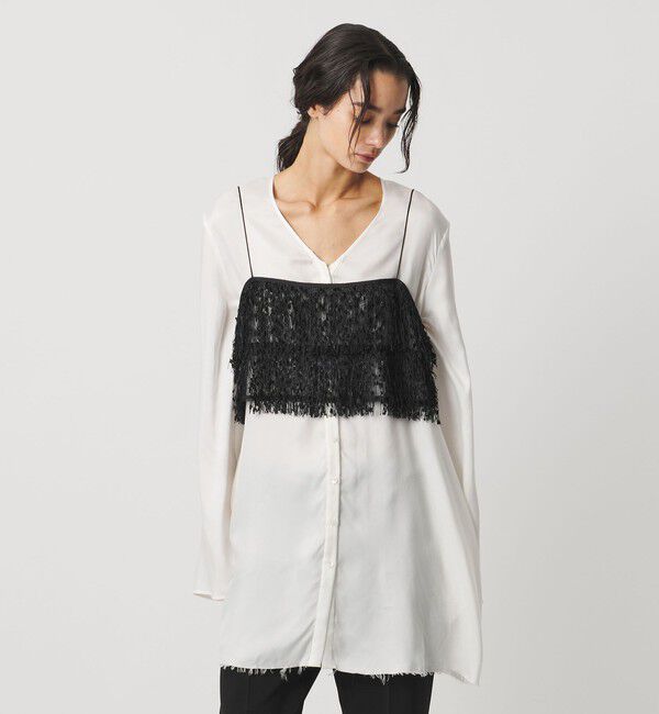 AEWEN MATOPH ポリエステル シャーリング キャミソール AEWEN MATOPH（イウエン マトフ）の「＜AEWEN MATOPH＞ポリエステル