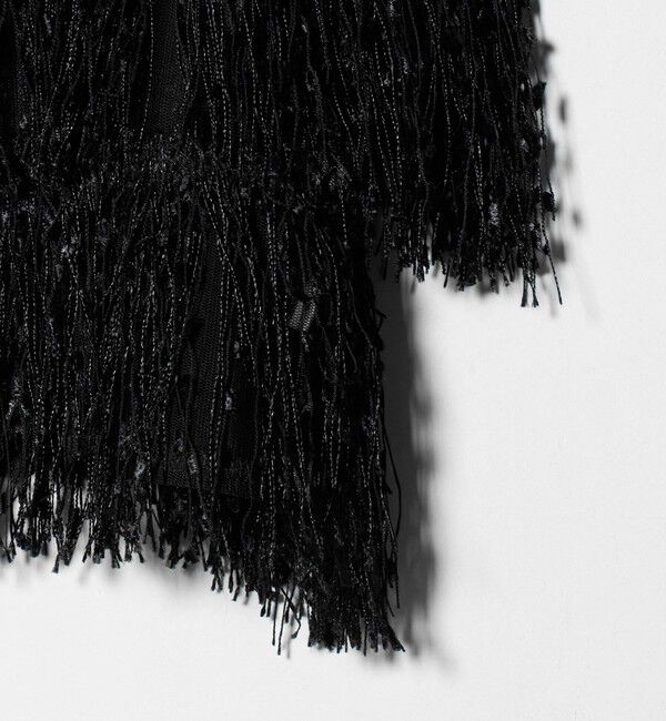 美品 AEWEN MATOPH 黒 シャーリングキャミソール AEWEN MATOPH＞バックライン スクエア キャミソール（キャミソール