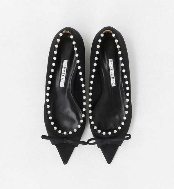 UNITED ARROWS「＜PIPPICHIC＞ANNA ANKLET フラットパンプス」|パンプス|BLACK