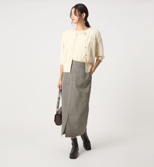 UNITED ARROWS green label relaxing「［size SHORTあり］キチントボトムス Iライン スリム タイト スカート」|タイト|