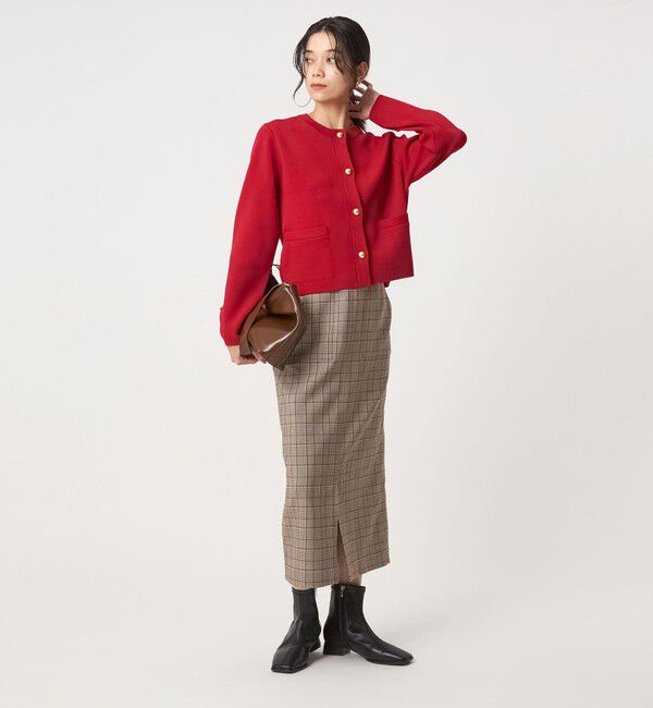 UNITED ARROWS green label relaxing「［size SHORTあり］キチントボトムス Iライン スリム タイト スカート」|タイト|