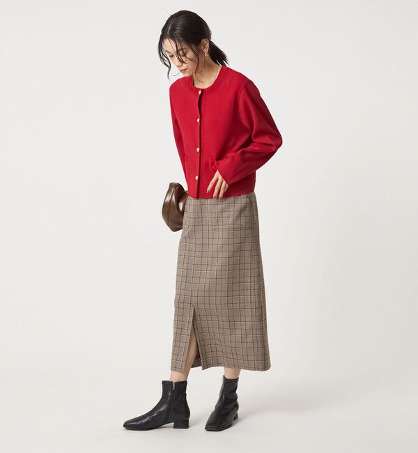 UNITED ARROWS green label relaxing「［size SHORTあり］キチントボトムス Iライン スリム タイト スカート」|タイト|