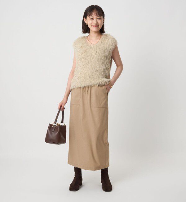 UNITED ARROWS green label relaxing「［size SHORT/TALLあり］オルマイ ツイル タイト スカート」|タイト|