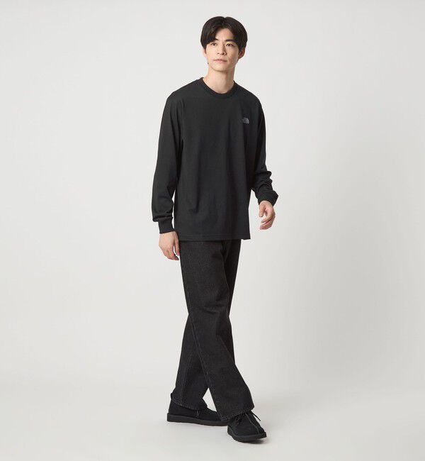 UNITED ARROWS green label relaxing「＜THE NORTH FACE＞バック スクエアロゴ ロングスリーブ 長袖 Tシャツ」|Tシャツ・カットソー|