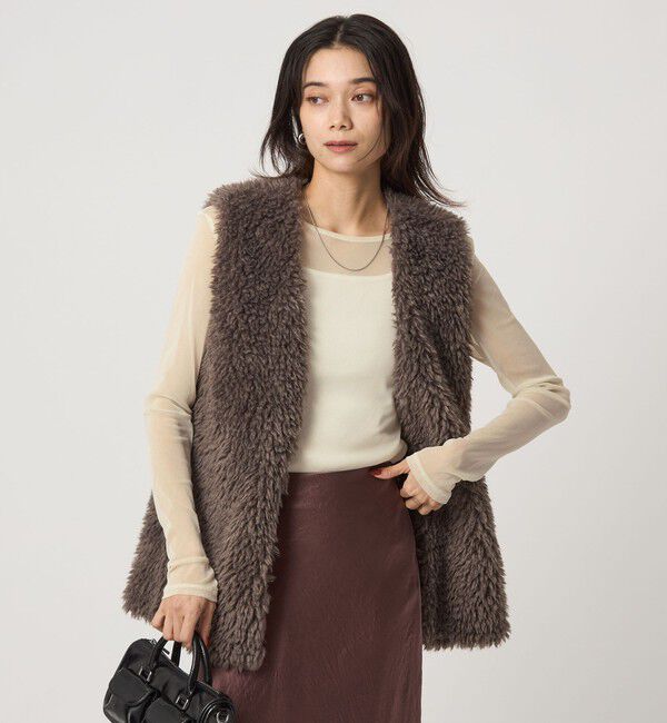 UNITED ARROWS green label relaxing「チュール クルーネック プルオーバー」|Tシャツ・カットソー|