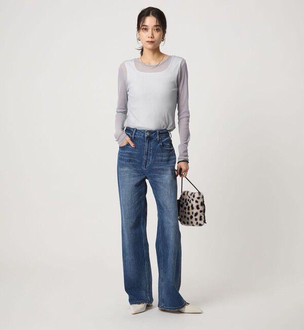 UNITED ARROWS green label relaxing「チュール クルーネック プルオーバー」|Tシャツ・カットソー|