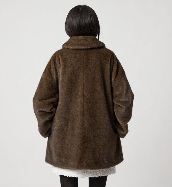 ＜EMMEL REFINES＞EM フェイクファー ミディアム コート UNITED ARROWS green label relaxing｜<EMMEL REFINES>EM フェイク
