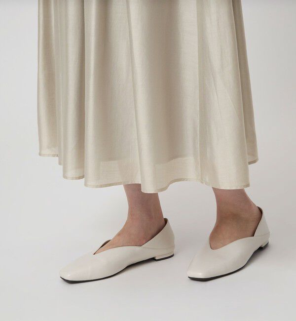 UNITED ARROWS green label relaxing「［size SHORTあり］チンツシアー ギャザー スカート」|フレア|