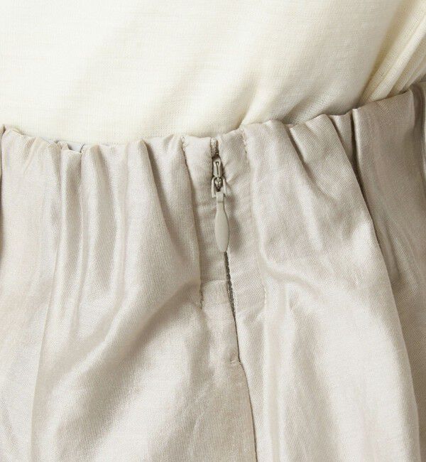 UNITED ARROWS green label relaxing「［size SHORTあり］チンツシアー ギャザー スカート」|フレア|