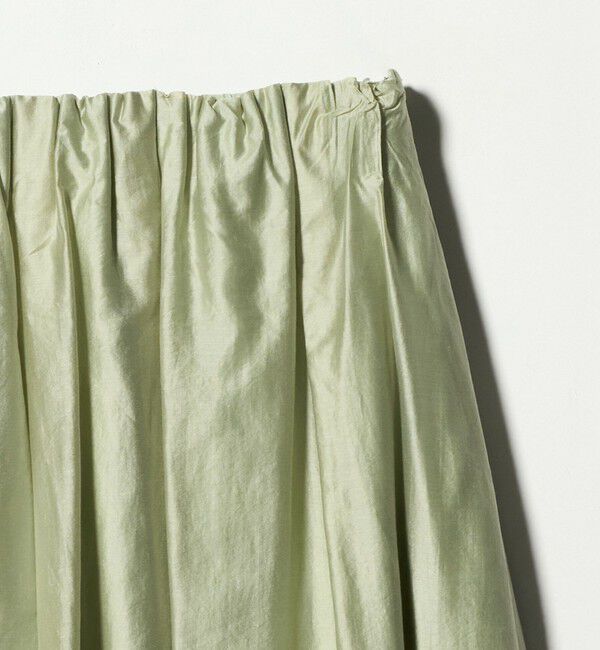 UNITED ARROWS green label relaxing「［size SHORTあり］チンツシアー ギャザー スカート」|フレア|