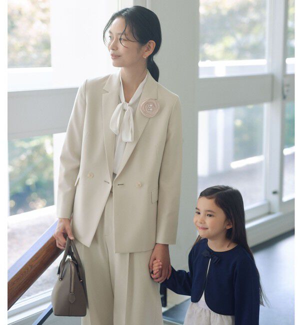 green label relaxing/［size SHORTあり］パウドレ ダブル ジャケット ウォッシャブル ストレッチ