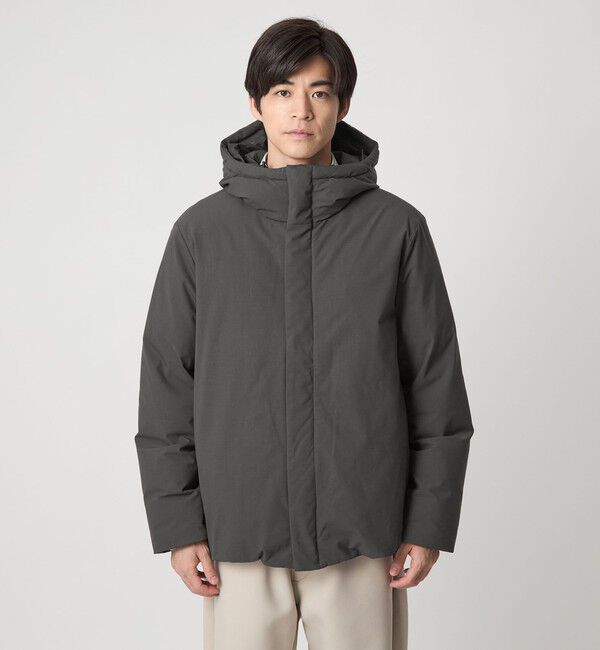 UNITED ARROWS green label relaxing「T/W  フード ダウン ブルゾン」|ダウン|