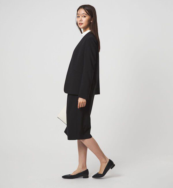 UNITED ARROWS green label relaxing「［size SHORTあり］パウドレ ノーラペル ジャケット ウォッシャブル ストレッチ」|ノーカラージャケット|