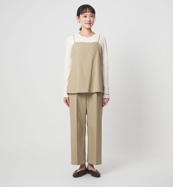 UNITED ARROWS green label relaxing「［size SHORT/TALLあり］ラミーブレンド オールインワン」|オールインワン|