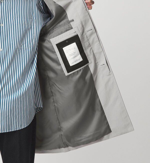 UNITED ARROWS green label relaxing「ナイロンオックス ステンカラーコート ‐撥水‐」|ステンカラーコート|