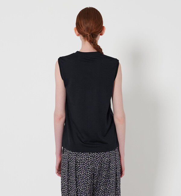 STEVEN ALAN「＜Steven Alan＞ウールジャージー ノースリーブ Tシャツ」|Tシャツ・カットソー|