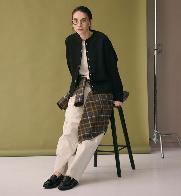 BEAUTY&YOUTH UNITED ARROWS「ダブルフェイス リングボタンカーディガン2 ウォッシャブル」|カーディガン|