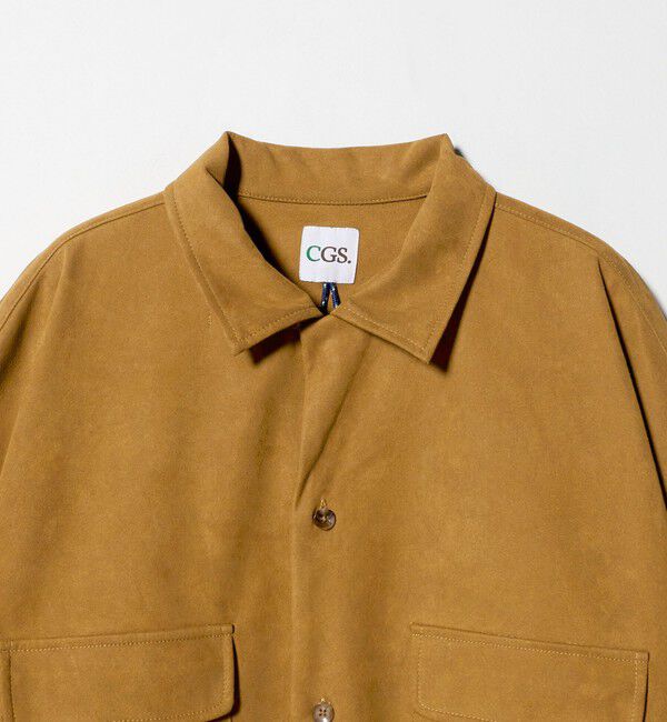 California General Store「＜CGS.＞スウェード ライク オープンカラー シャツ」|シャツ・ブラウス|