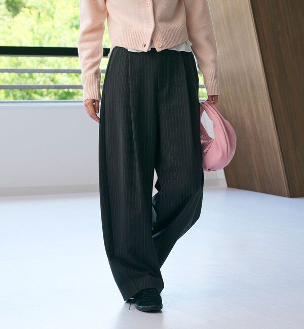 BEAUTY&YOUTH UNITED ARROWS「ポリエステルブレンド カーブパンツ」|スラックス|