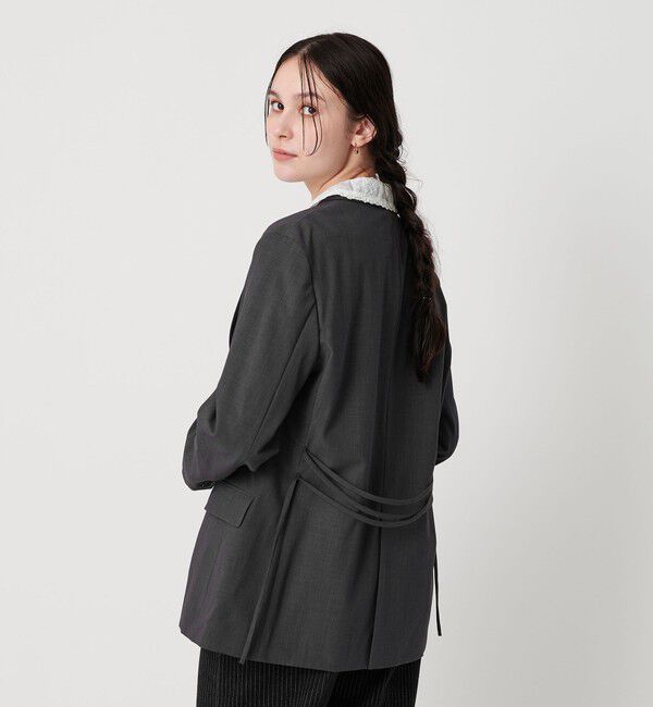 BEAUTY&YOUTH UNITED ARROWS「バックレースアップ ダブルジャケット」|テーラードジャケット|