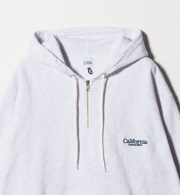 California General Store「＜CGS.＞オーガニックコットン ハーフジップ フーディ スウェット」|スウェット・ジャージ|