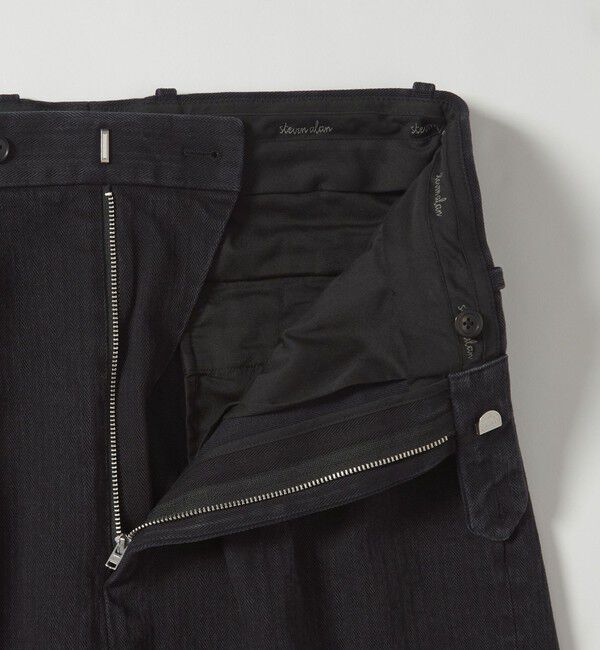 STEVEN ALAN「＜Steven Alan＞ ヘリンボーン イン ツープリーツ ドレス トラウザーズII」|スラックス|