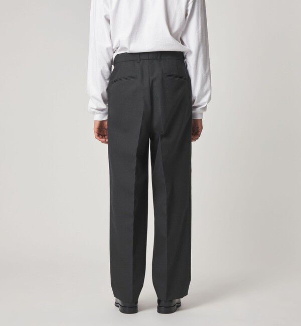 STEVEN ALAN「＜Steven Alan＞ ウール オックスフォード アウト ワンプリーツ スラックス」|スラックス|