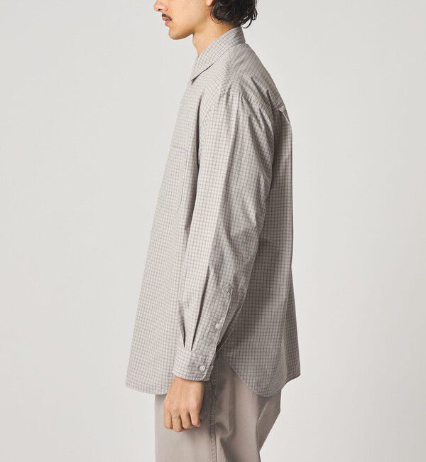 STEVEN ALAN「＜Steven Alan＞ ポプリン グラフチェック レギュラーカラー シャツ LOOSE」|シャツ・ブラウス|