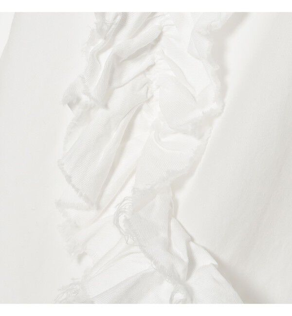 BEAMSBOY「maturely / オーガニック コットン ハート フリルシャツ」|シャツ・ブラウス|