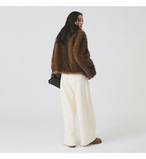 Ray BEAMS 「フェイクファー ショート ブルゾン」|ブルゾン・スタジャン|