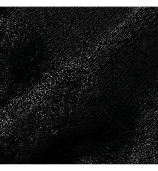 Ray BEAMS 「RBS / ウエスト リブ 起毛 レース スカート」|スカート|