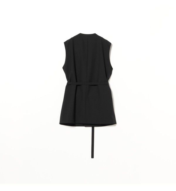 Demi-Luxe BEAMS 「【別注】ATON / ウールトロピカル ノーカラー ジレ」|ベスト・ジレ|