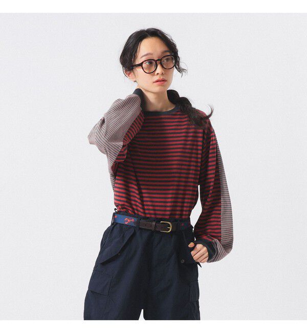 BEAMSBOY「スウィッチ ボーダー ロングスリーブ」|Tシャツ・カットソー|