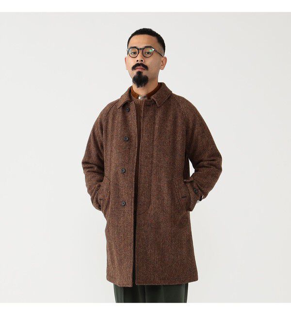 BEAMS PLUS「BEAMS PLUS / ハリスツイード バルカラー コート」|その他|