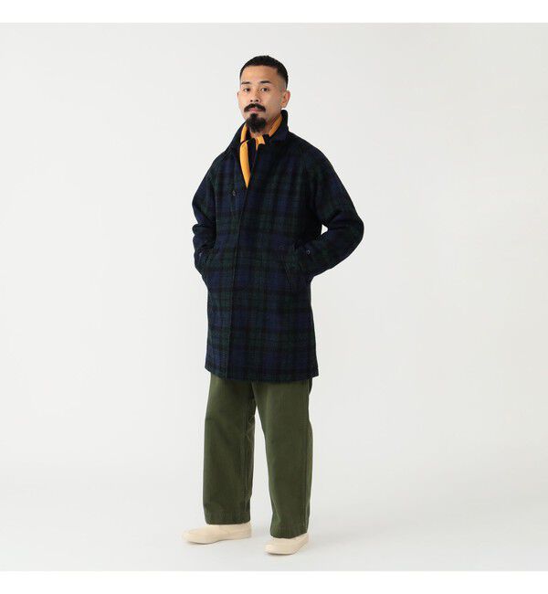 BEAMS PLUS「BEAMS PLUS / ハリスツイード バルカラー コート」|その他|