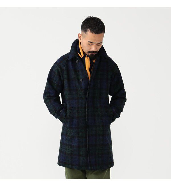 BEAMS PLUS「BEAMS PLUS / ハリスツイード バルカラー コート」|その他|