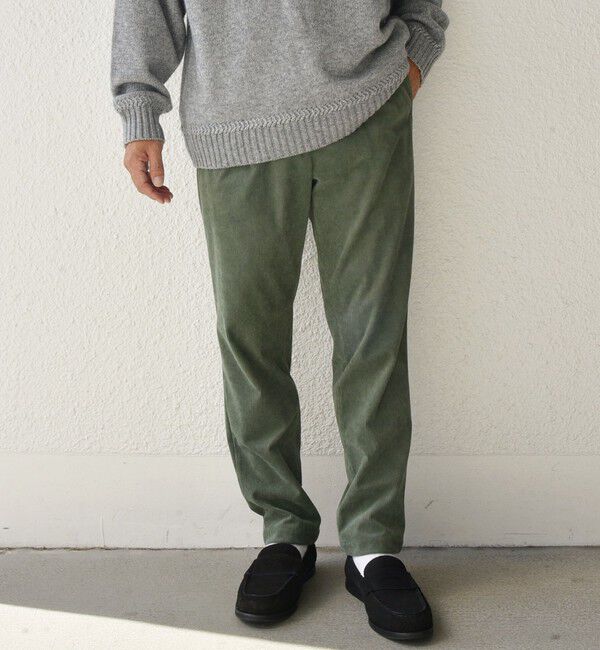 SHIPS any「SHIPS any: ストレッチ コーデュロイ テーパード イージー パンツ 24FW◇」|チノ|