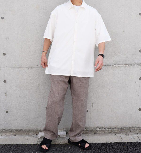 SHIPS any「SHIPS any: バンブー レーヨン ルーズ ハーフスリーブ シャツ ［BRIOS］◇」|シャツ・ブラウス|