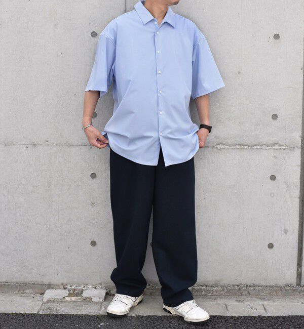 SHIPS any「SHIPS any: バンブー レーヨン ルーズ ハーフスリーブ シャツ ［BRIOS］◇」|シャツ・ブラウス|