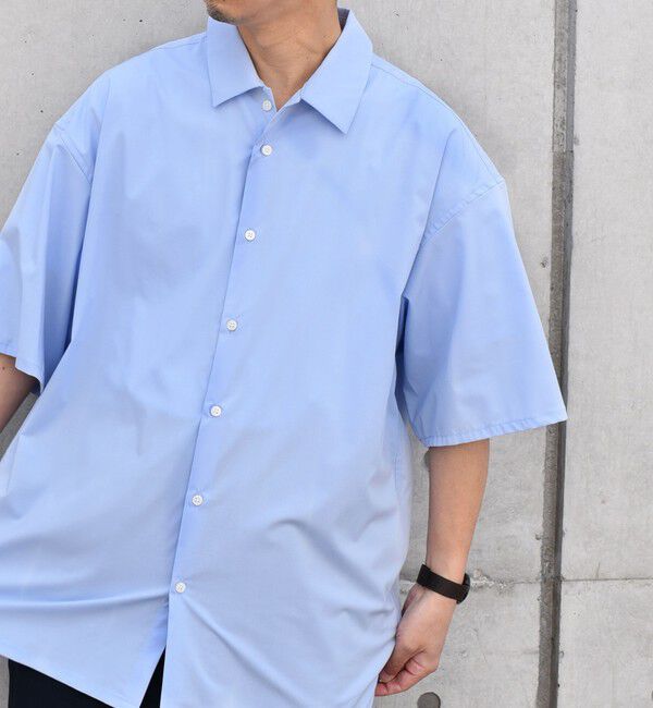 SHIPS any「SHIPS any: バンブー レーヨン ルーズ ハーフスリーブ シャツ ［BRIOS］◇」|シャツ・ブラウス|