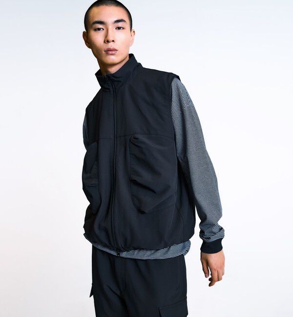 SHIPS「City Ambient Products: SHELTECH Warm(R) ジップオーバーベスト」|ダウンベスト・ベスト|