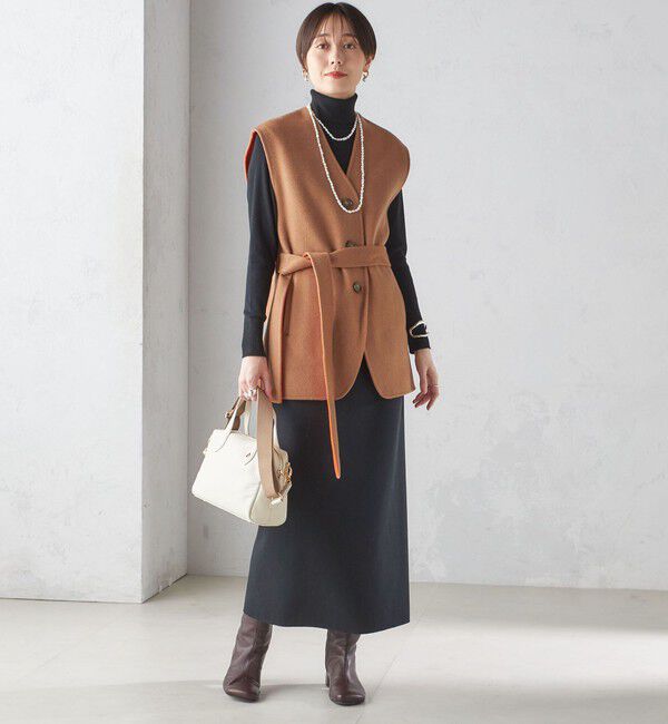 SHIPS for women「配色 リバー ジレ」|ベスト・ジレ|