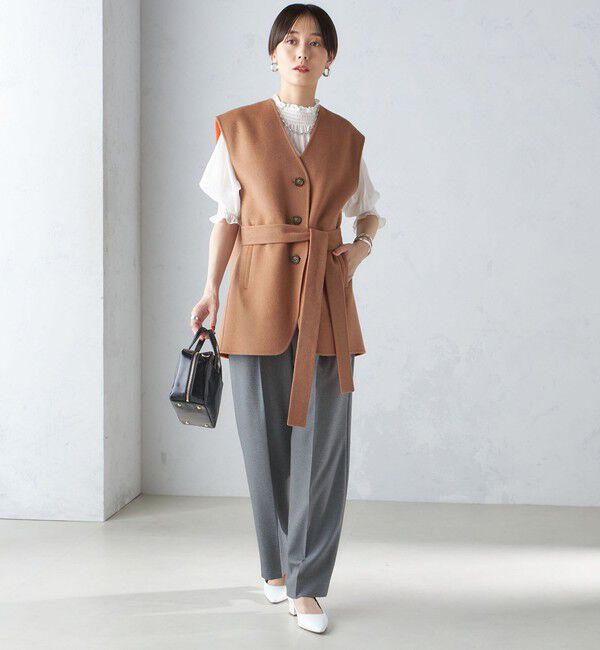 SHIPS for women「配色 リバー ジレ」|ベスト・ジレ|