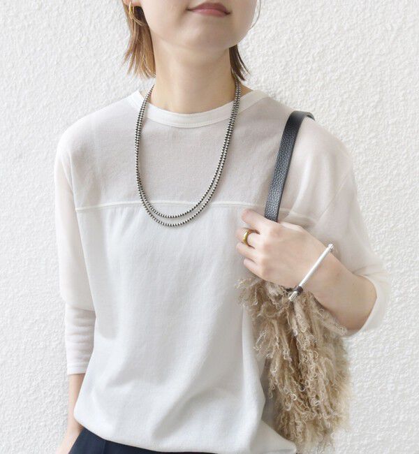 SHIPS for women「〈洗濯機可能〉シアー 裏毛 2WAY プルオーバー」|Tシャツ・カットソー|