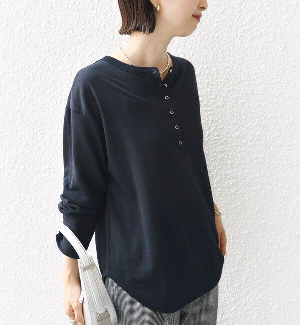 SHIPS for women「〈洗濯機可能〉シアー 裏毛 2WAY プルオーバー」|Tシャツ・カットソー|