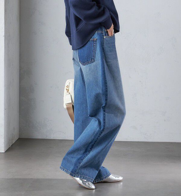 SHIPS for women「〈洗濯機可能〉パッチワーク デニム」|デニム|