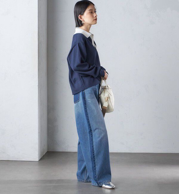 SHIPS for women「〈洗濯機可能〉パッチワーク デニム」|デニム|