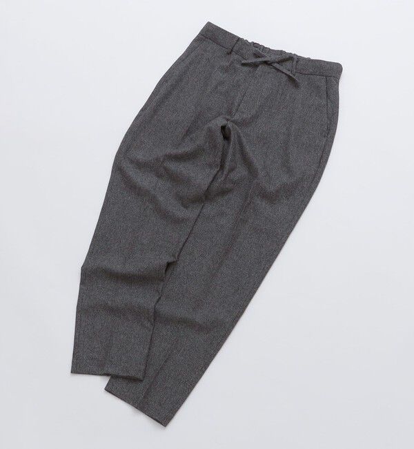 SHIPS「SHIPS: RENEWOOL ホームスパン イージーパンツ」|チノ|